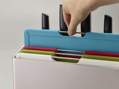 Joseph Joseph Folio Plus Bıçak ve Doğrama Tahtası Seti 8 Parça - Renkli