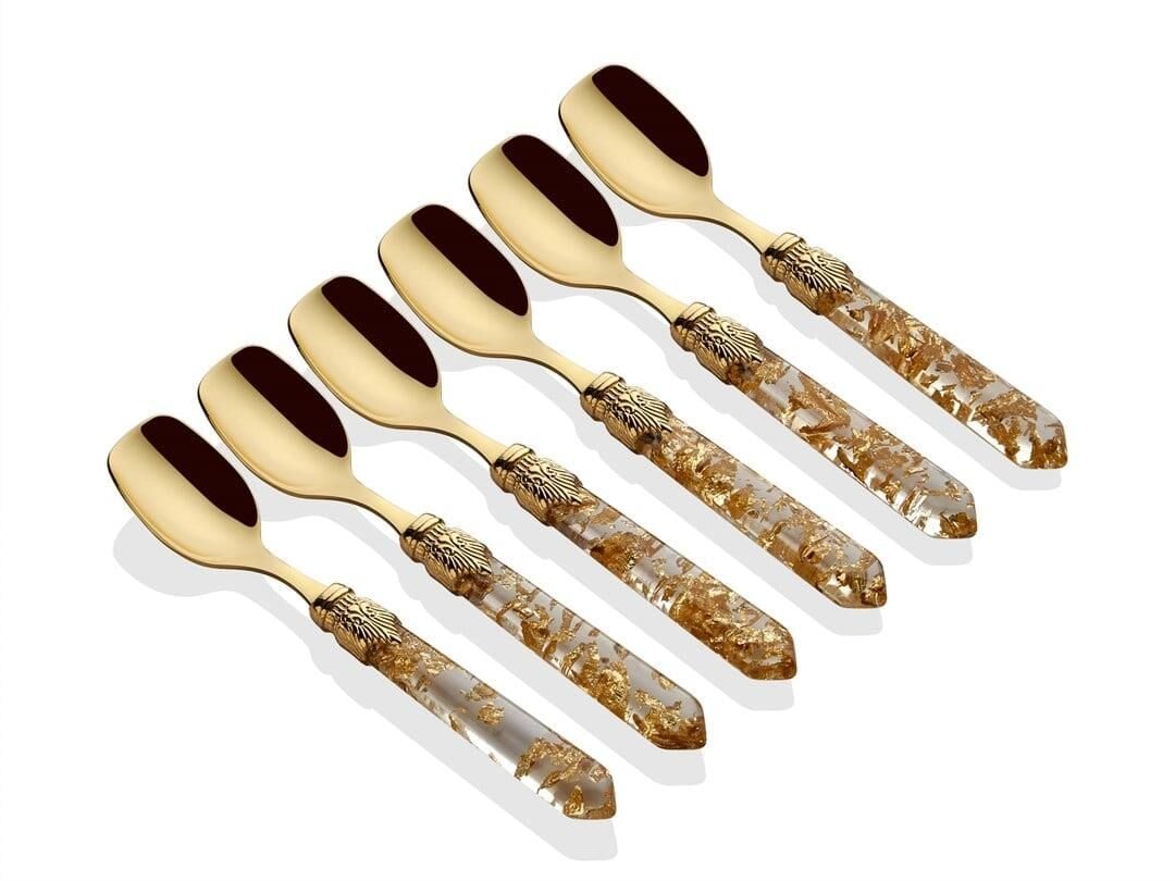 Rivadossi Luna Oro 6 lı Dondurma Kaşığı