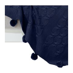 NAZİK HOME BELLA LACİVERT TV BATTANİYESİ