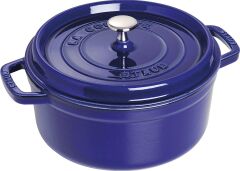 Staub Döküm Tencere Koyu Mavi Yuvarlak 26 cm