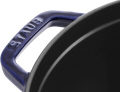 Staub Döküm Tencere Koyu Mavi Yuvarlak 26 cm