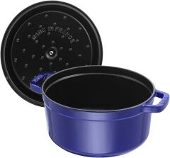 Staub Döküm Tencere Koyu Mavi Yuvarlak 26 cm