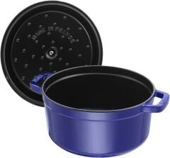 Staub Döküm Tencere Koyu Mavi Yuvarlak 26 cm