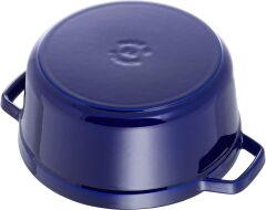 Staub Döküm Tencere Koyu Mavi Yuvarlak 26 cm