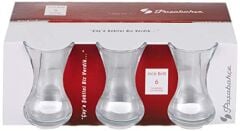PAŞABAHÇE İNCE BELLİ ÇAY BARDAK 6'LI