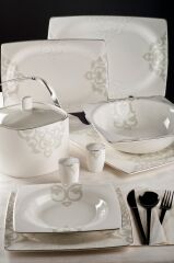ROYAL BONE CHINA ARYANIE 68 PARCA YEMEK TAKIMI