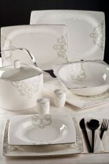 ROYAL BONE CHINA ARYANIE 68 PARCA YEMEK TAKIMI