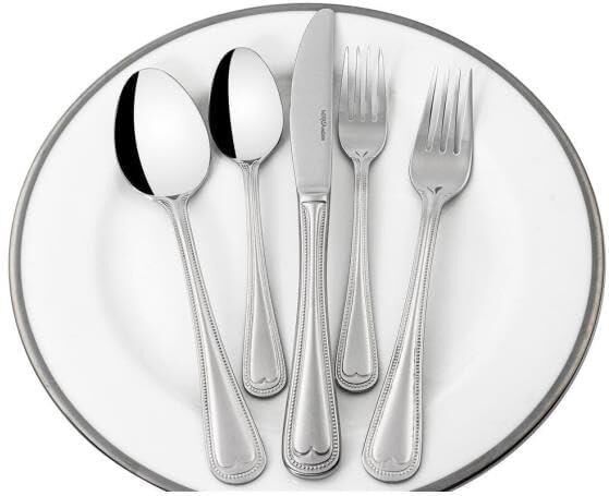 Mikasa Moor Bellissimo Gümüş 30 Parça 6 Kişilik Çatal Kaşık Bıçak Seti