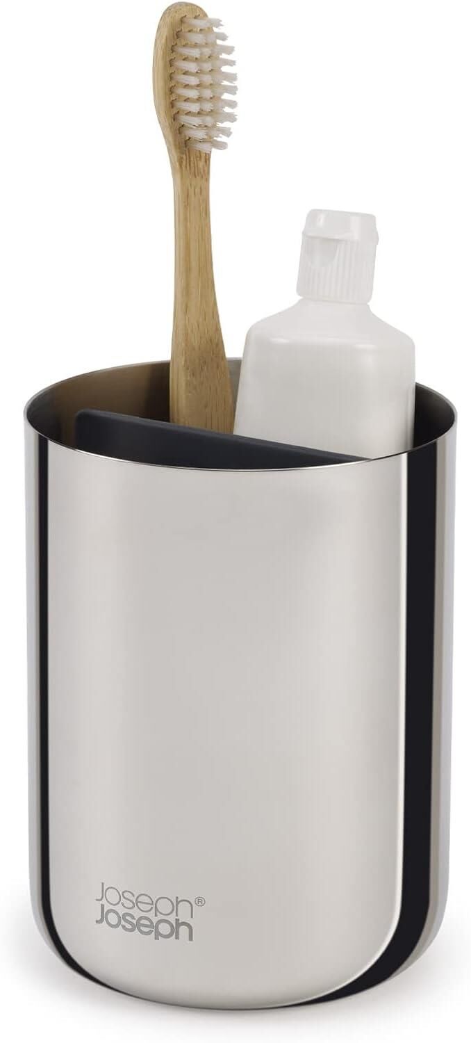 Joseph Joseph EasyStore Luxe Diş Fırçalık Caddy - Çelik