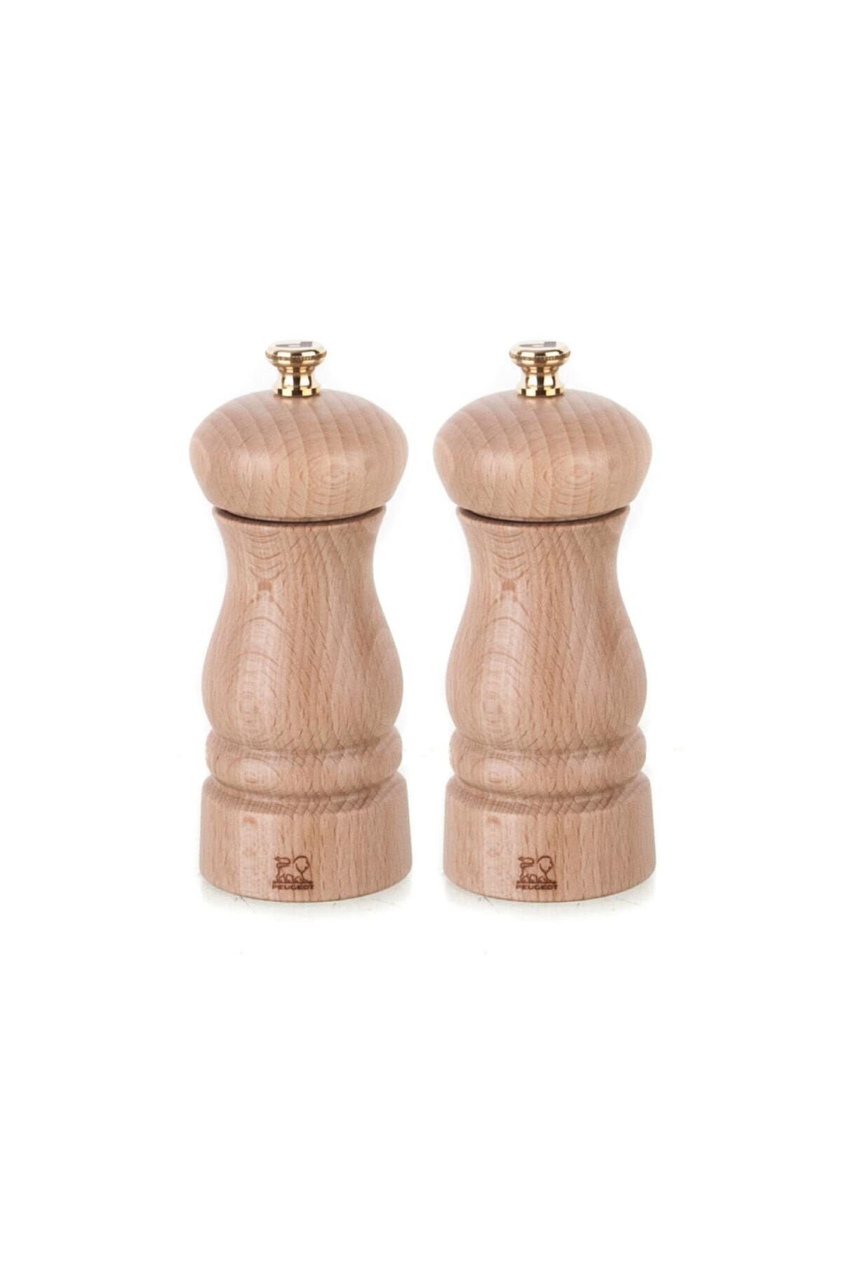 Peugeot Clermont Tuz + Karabiber Değirmeni 2 li Naturel 13 cm