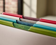 Joseph Joseph Folio Icon 4 Parça Kesme Tahtası Seti Büyük (Mcolor)