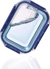 LocknLock Top Class Fırın & Saklama Kabı Kare Kilitli 300 ml Mavi