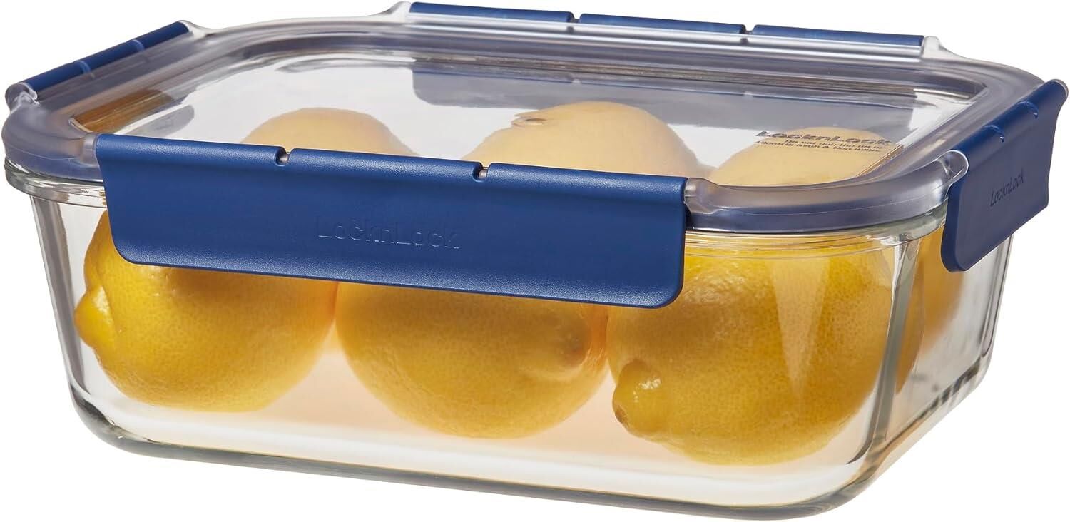 LocknLock Top Class Fırın & Saklama Kabı Dörtgen Kilitli 2.0 lt Mavi