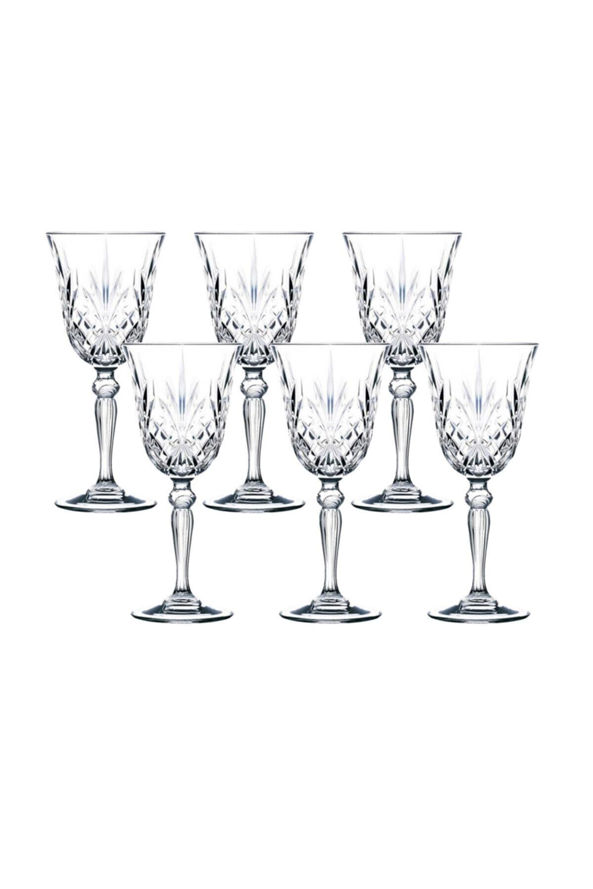 RCR MELODİA KRİSTAL ŞARAP BARDAK 6 PRC