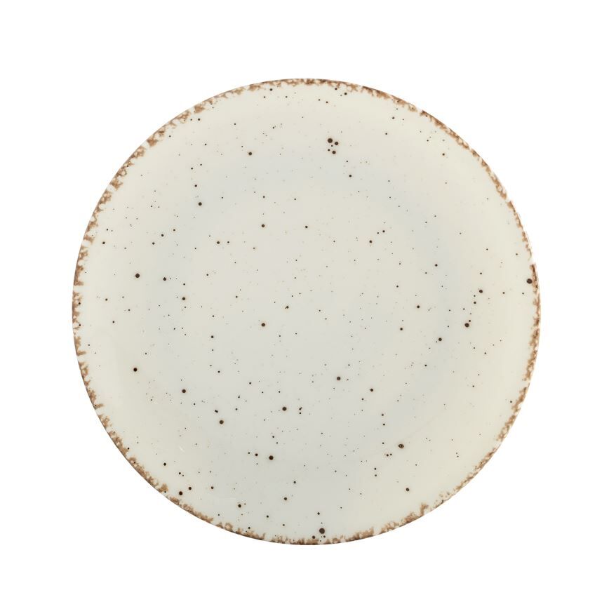 GÜRAL PORSELEN BONE ENT 25 CM DÜZ TABAK KREM