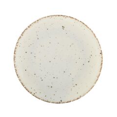 GÜRAL PORSELEN BONE ENT 25 CM DÜZ TABAK KREM