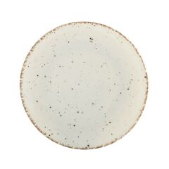 GÜRAL PORSELEN BONE ENT 25 CM DÜZ TABAK KREM