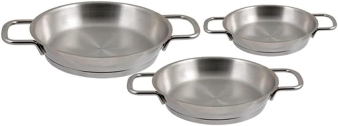 Leggno Topline 3'lü Çelik Sahan Seti