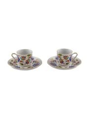 GÜRAL PORSELEN 12 PARÇA TÜRK KAHVESİ TAKIMI