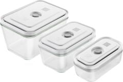 Zwilling Fresh & Save Vakumlu Saklama Kabı Seti Cam i S/M/L 3- PARÇA
