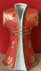 GÜRAL PORSELEN EL YAPIMI KAFTAN BİBLO 23 CM