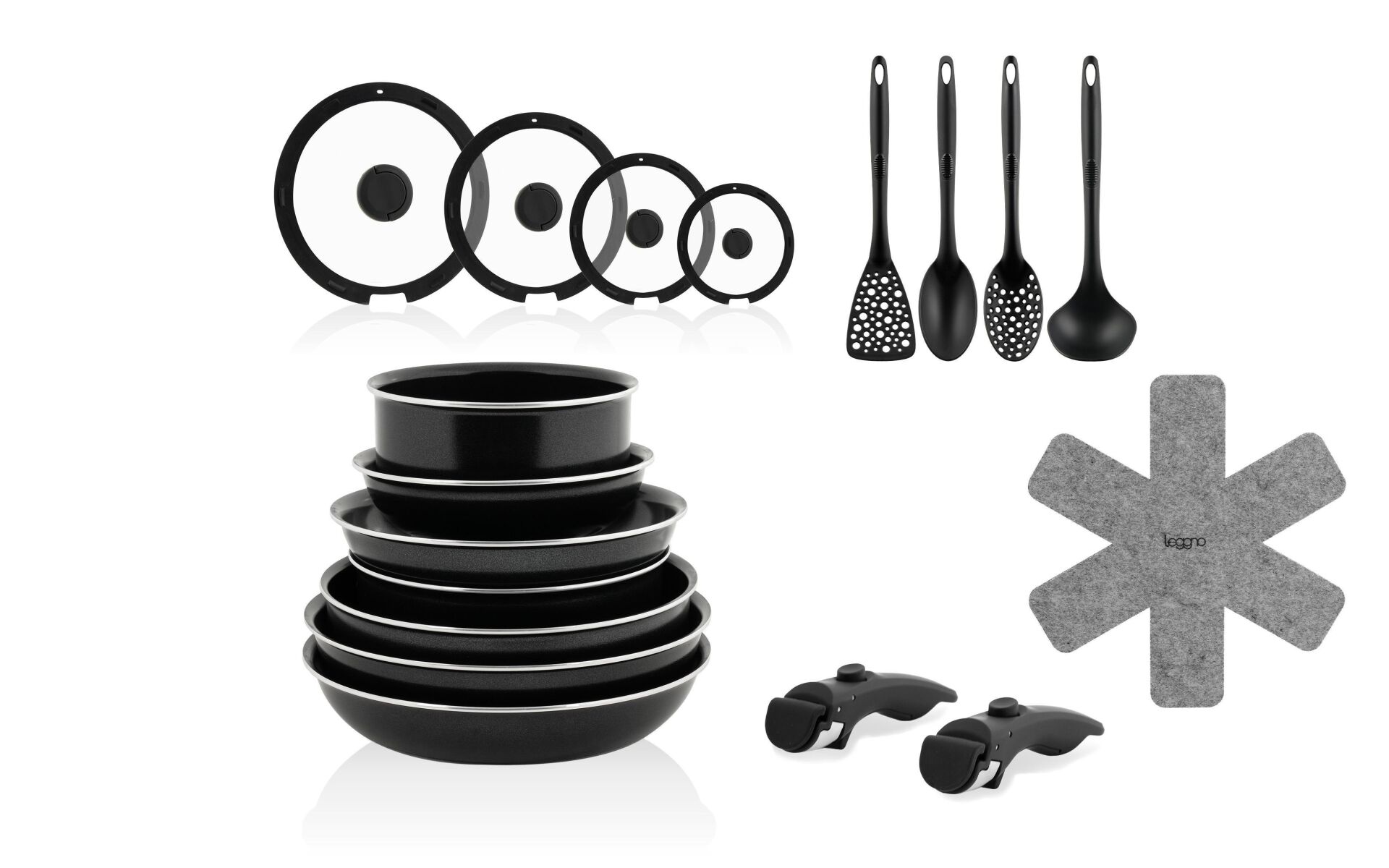 Leggno All İn One Diamond Pro Seramik 23 Parça Tencere Seti