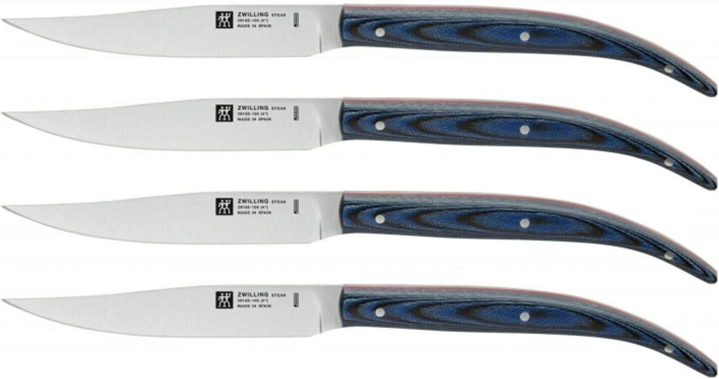 Zwilling Steak Biftek Bıçağı Seti Mavi Mikarta
