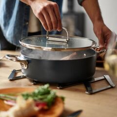 Joseph Joseph Space 28 cm Kapaklı Sığ Tencere