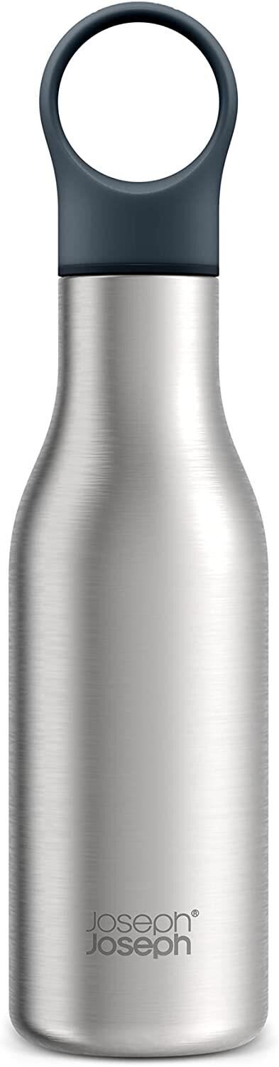 Joseph Joseph Loop Termos Şişe 500 ml - Çelik Gri