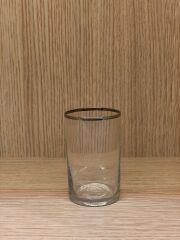 DECORİUM 6 PARCA KAHVE YANI SU BARDAK PLATIN YALDIZ