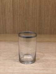 DECORİUM 6 PARCA KAHVE YANI SU BARDAK PLATIN YALDIZ