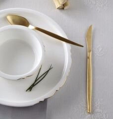 Koleksiyon Eseri İstanbul Yemek Seti 55 Parça Altın Yaldız