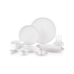 KOLEKSİYON SUFI KAHVALTI ST 52 PARCA KIRMIZI