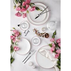 KOLEKSİYON SUFI KAHVALTI ST 52 PARCA PEMBE