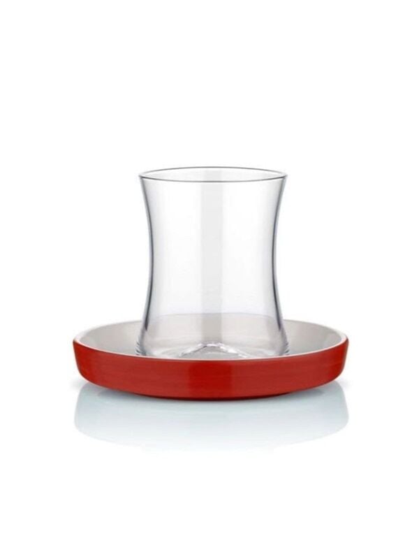 KOLEKSİYON TİRYAKİ KIRMIZI 12 PRC ÇAY SETİ