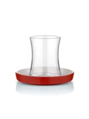 KOLEKSİYON TİRYAKİ KIRMIZI 12 PRC ÇAY SETİ