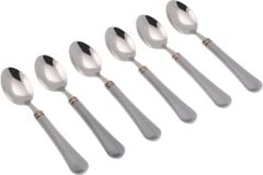 Rivadossi Giulietta Dondurma Kaşığı 6lı Gri