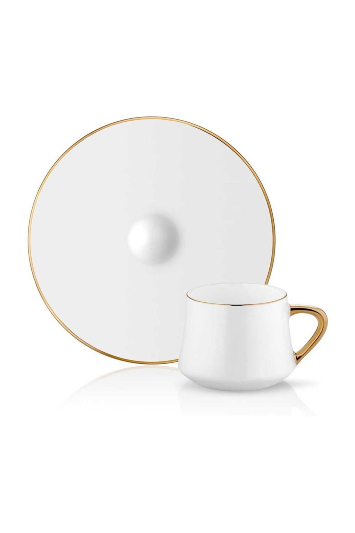 Koleksiyon Sufi Türk Kahve Seti 6 Kişilik Altın Yaldızlı