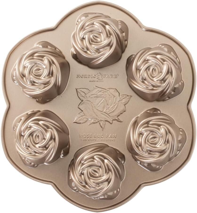 Nordicware 6´lı Mini Gül Kek Kalıbı