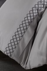 NAZİK HOME DOLCE GRİ-ANTRASİT NEVRESİM TAKIMI ÇK