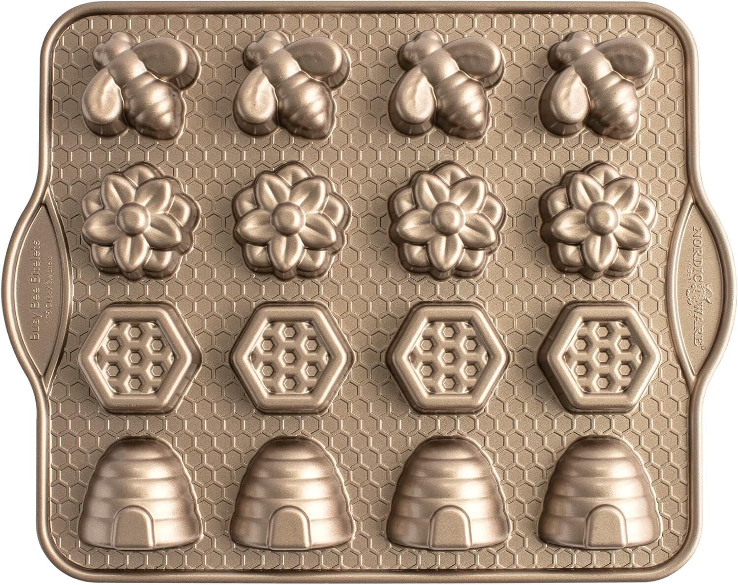 Nordicware Meşgul Arılar Mini Kek Kalıbı