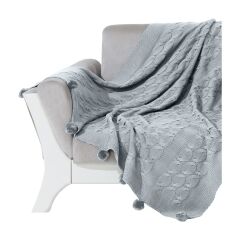 NAZİK HOME BELLA GRİ TV BATTANİYESİ