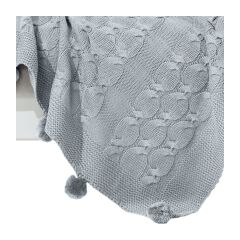 NAZİK HOME BELLA GRİ TV BATTANİYESİ