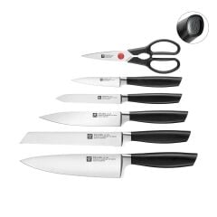 Zwilling All Star Kendinden Bilemeli Blok Bıçak Seti 7 Parça Siyah