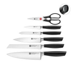 Zwilling All Star Kendinden Bilemeli Blok Bıçak Seti 7 Parça Siyah