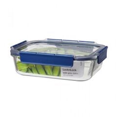 LocknLock Top Class Fırın & Saklama Kabı Dörtgen Kilitli 1.6 lt Mavi
