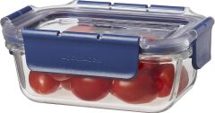 LocknLock Top Class Fırın & Saklama Kabı Dörtgen Kilitli 380 ml Mavi