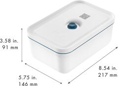 Zwilling Fresh & Save Vakumlu Saklama Kabı L Beyaz Modern