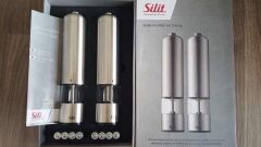 Silit Pilli 2'li Baharat Değirmen Seti Çelik