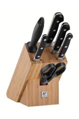 Zwilling PROFESSIONAL S BLOK BIÇAK SETİ | ÖZEL FORMÜL ÇELİK | 7-PARÇA